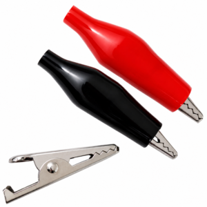 Mini Garra Jacaré 27mm 5A com Capa Pré-Isolada WD025 para Eletrônica