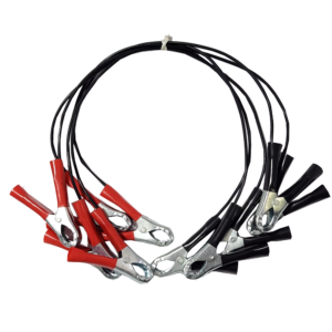 Kit 5 Cabos Jumper para Ligação de Baterias em Série e Paralelo 50A 100% Cobre